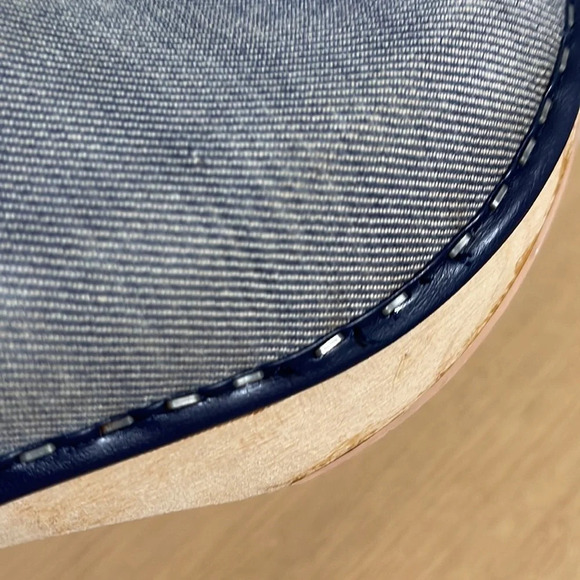 M.I.C. Vintage wooden Clogs Mules  Orthopedic Design size 6 blue - Picture 17 of 17